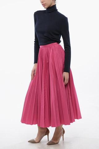 Taffetà Accordion Midi Skirt