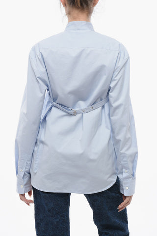 Camicia Coreana CROSS BELT in Popeline di Cotone