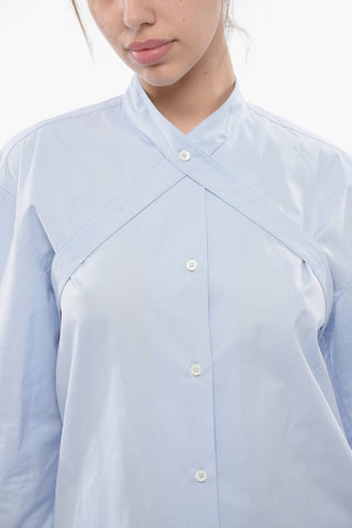Camicia Coreana CROSS BELT in Popeline di Cotone