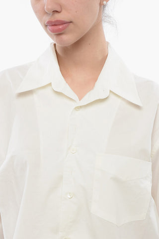 MM6 Camicia a Spalla Scesa con Cut Out