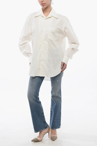 MM6 Dropped Shoulder Shirt with Cut Out