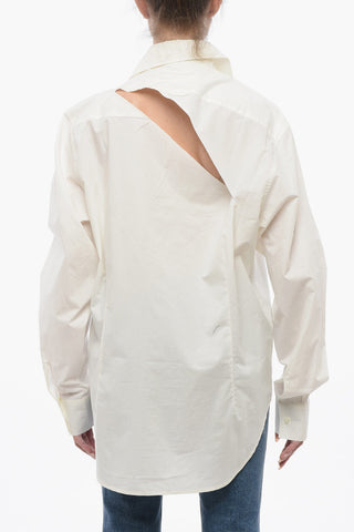 MM6 Camicia a Spalla Scesa con Cut Out
