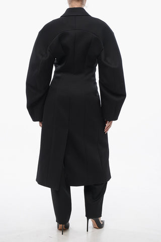Cappotto Monopetto ROUND TECHNO in Tessuto Twill