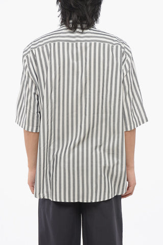 Awning Striped Shirt with Classic Collar