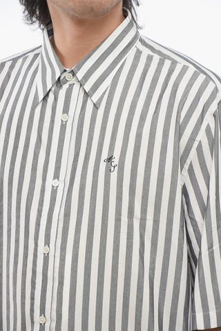 Awning Striped Shirt with Classic Collar