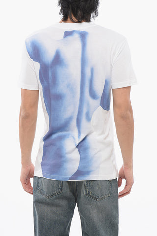 T-Shirt mit Rundhalsausschnitt TORSO SCULPTURE aus Baumwolle