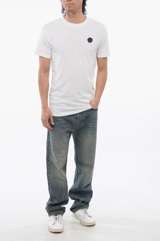 T-Shirt mit Rundhalsausschnitt TORSO SCULPTURE aus Baumwolle