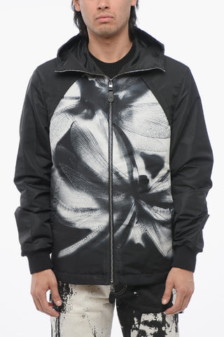 Giacca a Vento SKULL in Nylon Stampato