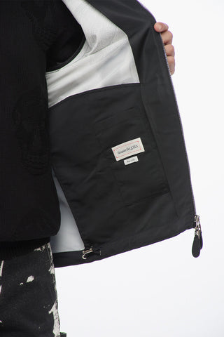 Giacca a Vento SKULL in Nylon Stampato