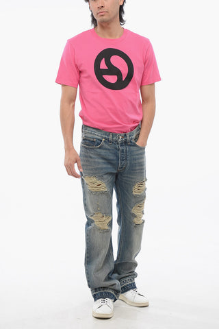Jeans Distressed Ad Orlo Sfrangiato 23cm