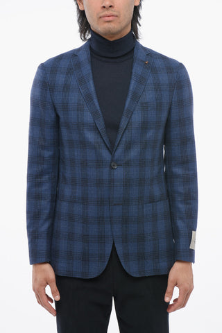 CC COLLECTION Wool-Blend District Check Blazer RIGHT