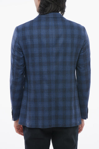 CC COLLECTION Wool-Blend District Check Blazer RIGHT