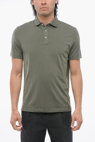 Short Sleeved Cotton Polo