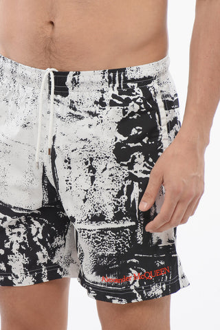 Drawstringed GRAFFITI Swimshorts
