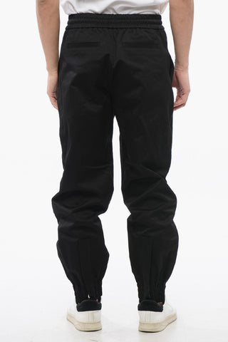 Twill Cotton Pants with Cuffs