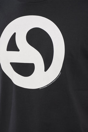 Cotton Crew-Neck T-shirt with Contrast Print