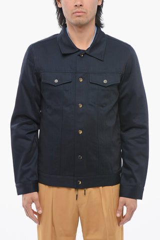 Sahariana Overshirt with Snap Buttons