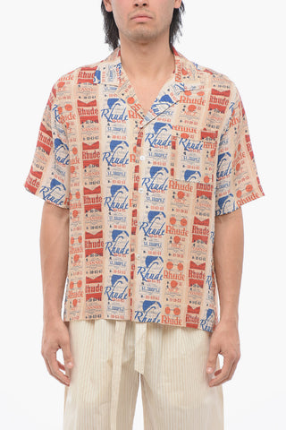 All-Over Printed Silk VOYAGE Shirt