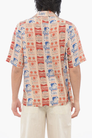 All-Over Printed Silk VOYAGE Shirt