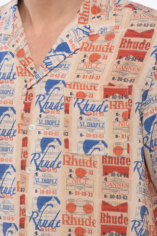 All-Over Printed Silk VOYAGE Shirt