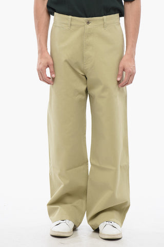 Cotton Wide-leg Pants