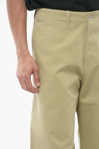 Cotton Wide-leg Pants