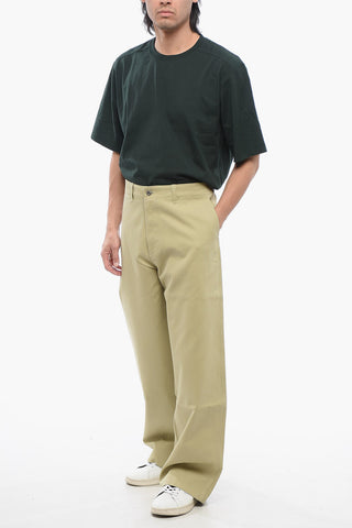 Cotton Wide-leg Pants