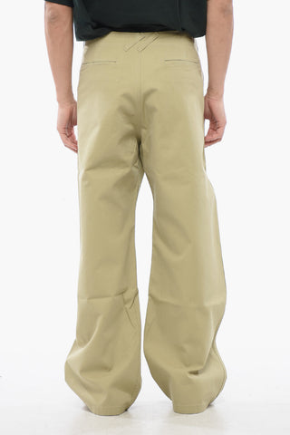 Cotton Wide-leg Pants