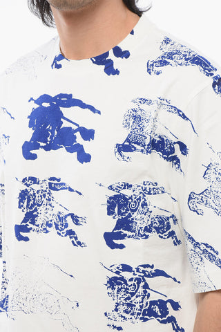T-shirt Girocollo con Stampa EKD