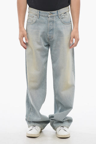 Light Washed Baggy Fit Jeans 26cm