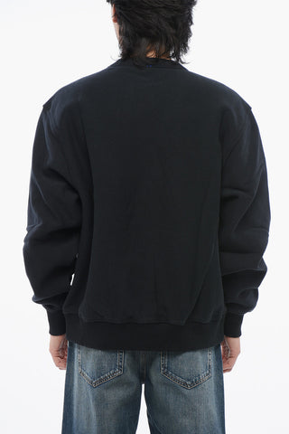Felpa Girocollo con Patch EDK