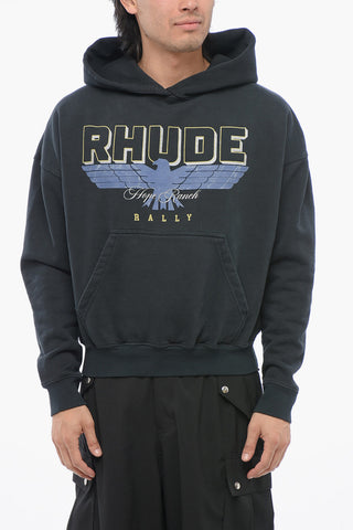 Printed Hoodie with Patch Pocket