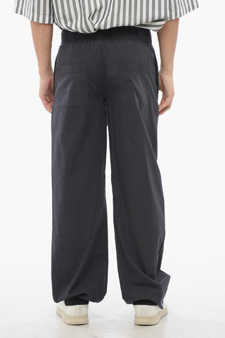 TEKLA Cotton Single Pleat Pants with Drawstring Waist