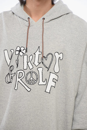 Garment-Dyed Cotton Hoodie With Embroidered Logo
