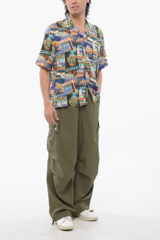 Camicia VOYAGE In Seta Stampata All-Over