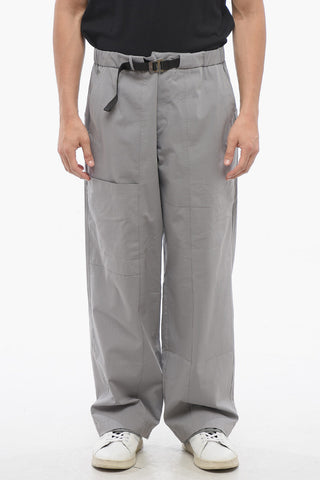 Cotton and Nylon CLIMBING Cargo Pants with Industrial Belt