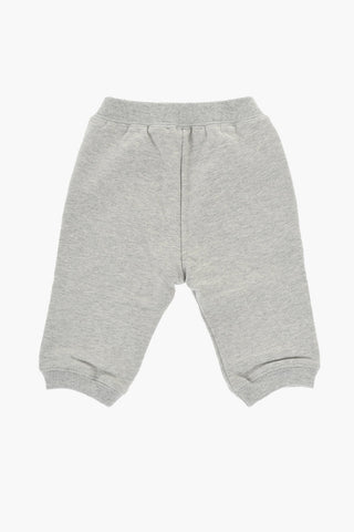 Joggers in Cotone Felpato con Logo Stampato