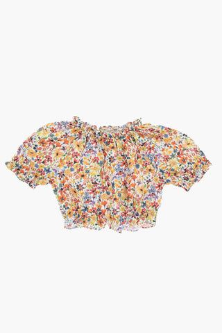 Floral Patterned Lightweight Cotton Blouse