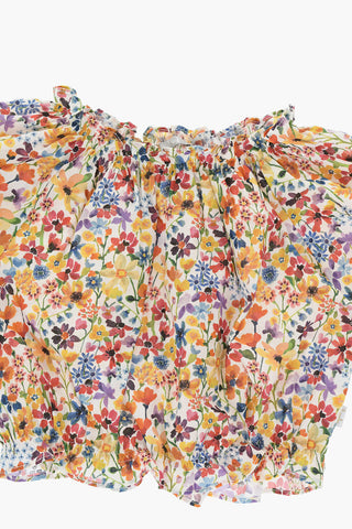 Floral Patterned Lightweight Cotton Blouse