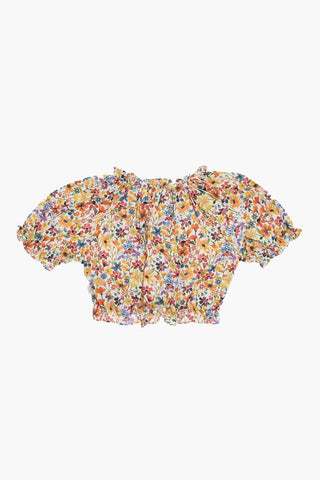 Floral Patterned Lightweight Cotton Blouse