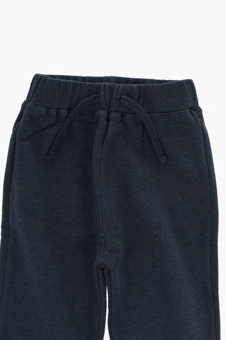 Joggers BAMBO in Cotone Garzato a Tinta Unita