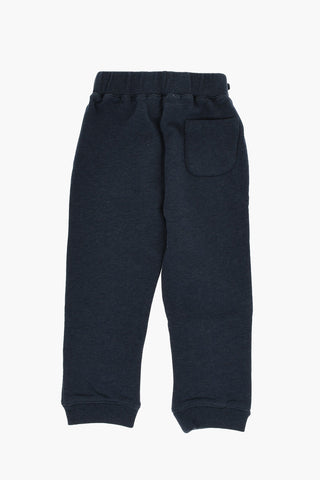 Joggers BAMBO in Cotone Garzato a Tinta Unita