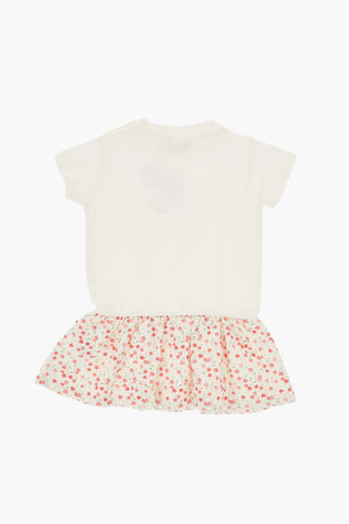 Cotton FELICE Tee Dress with Cherrys Print