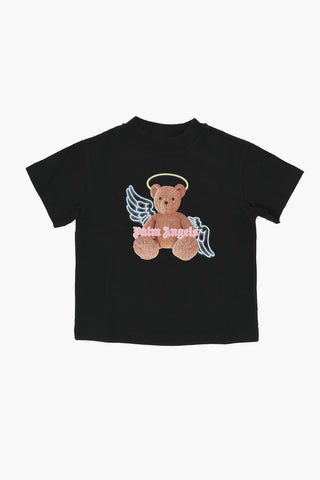Printed BEAR ANGEL Crew-neck T-Shirt