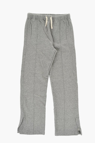 Lurex Sweatpants with Ankle Slit