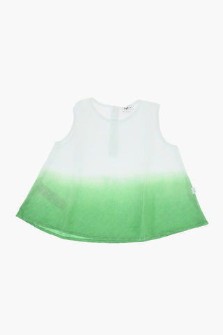Faded Effect Linen Top and Shorts Set