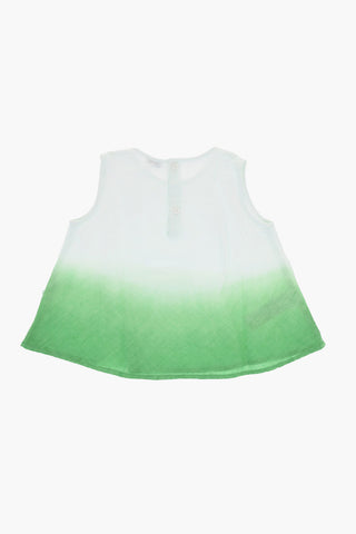 Faded Effect Linen Top and Shorts Set