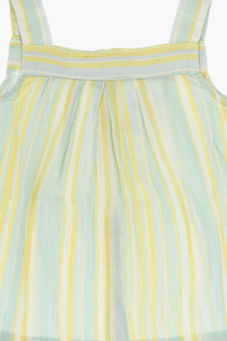 Top SOLEIL a Righe con Chiusura Sul Retro