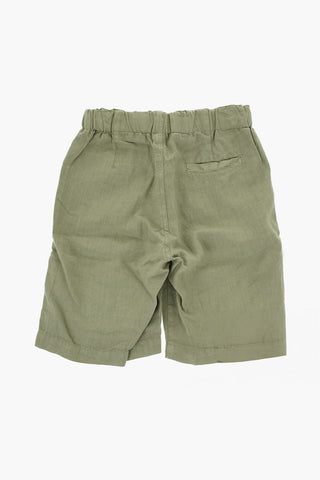 Linen Shirt and Shorts Set