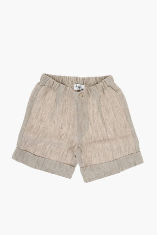 Linen Shirt and Shorts Set